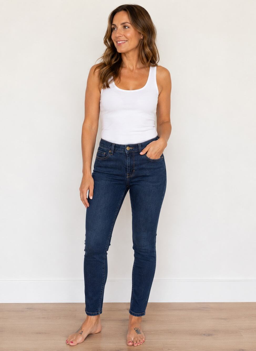 Patagonia Womens Slim Jeans Dark Denim Size 29